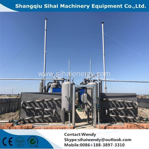 Waste engine oil distillation plant